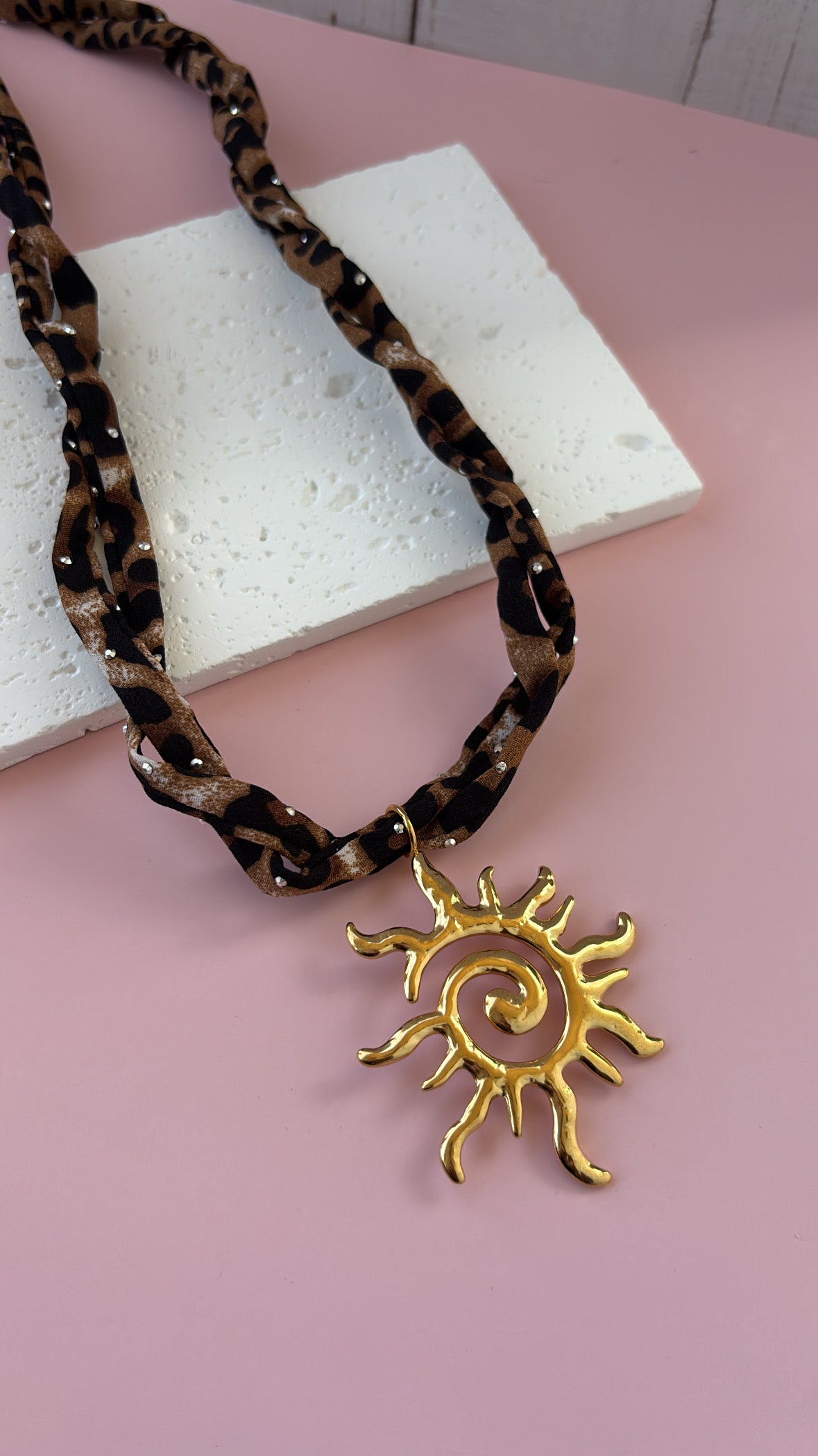 🌞 Sol Eterno (acero inoxidable 316, 18K)