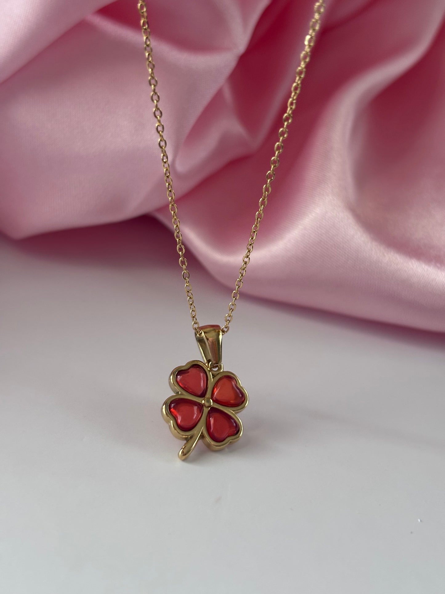 Collar Lucky Heart– Acero Inoxidable 304