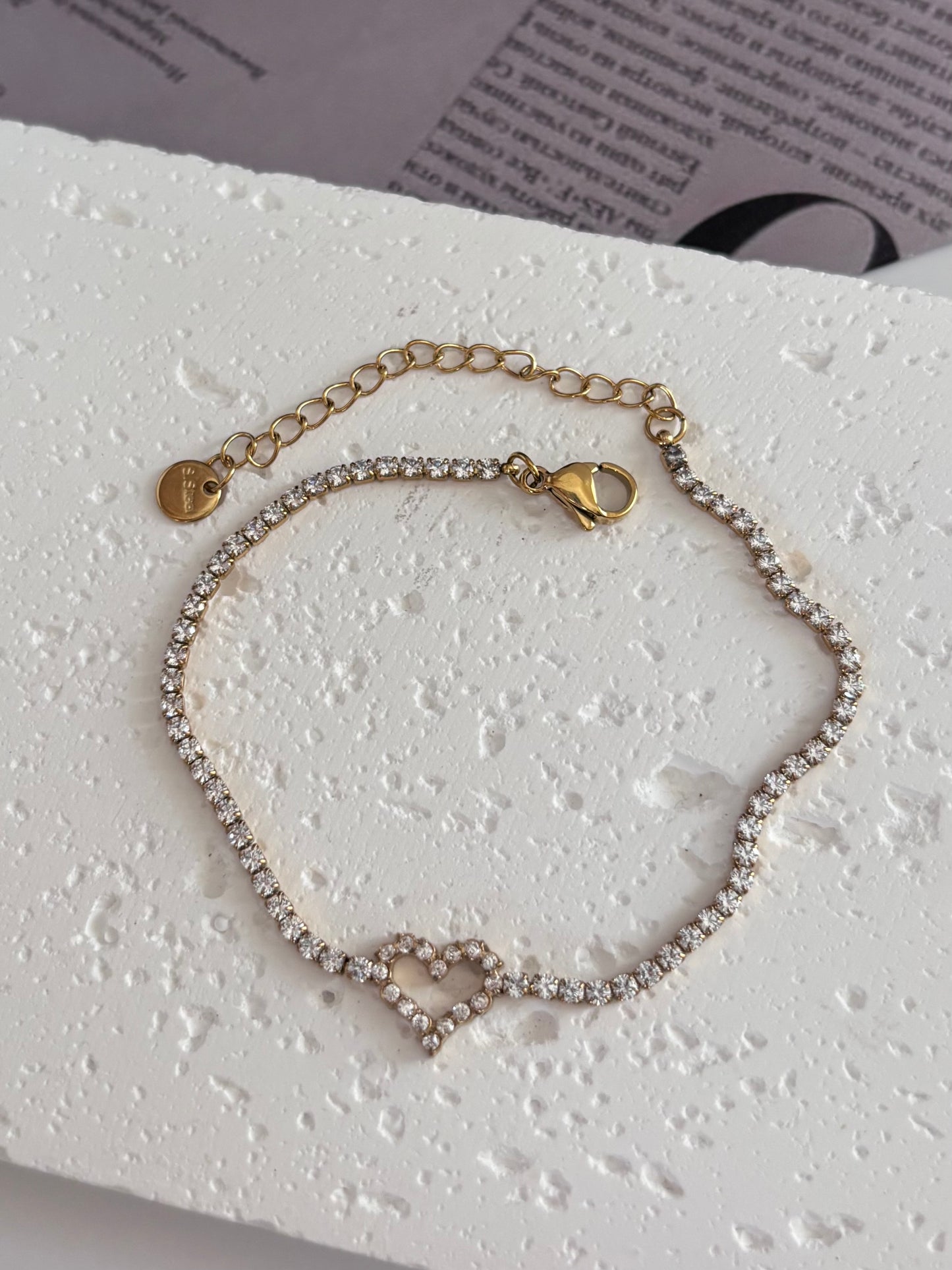 💖 Pulsera Amor Brillante