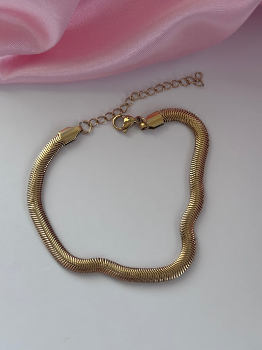 Pulsera Serpiente Dorada – Acero Inoxidable 304
