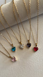 Collar Corazón Brillante – Acero Inoxidable 18K