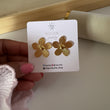 Aretes Flor Texturizada
