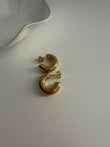 Aretes Chunky Acanalados