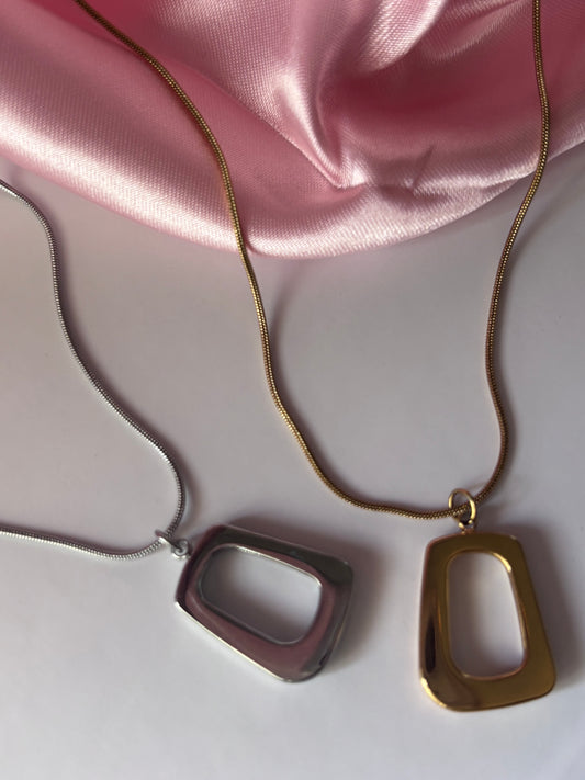 Collar Abstract- Acero 304