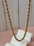 ✨ Cadena Rope – Acero Titanio