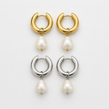Aretes perlas serena