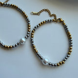Pulsera Perla Bicolor