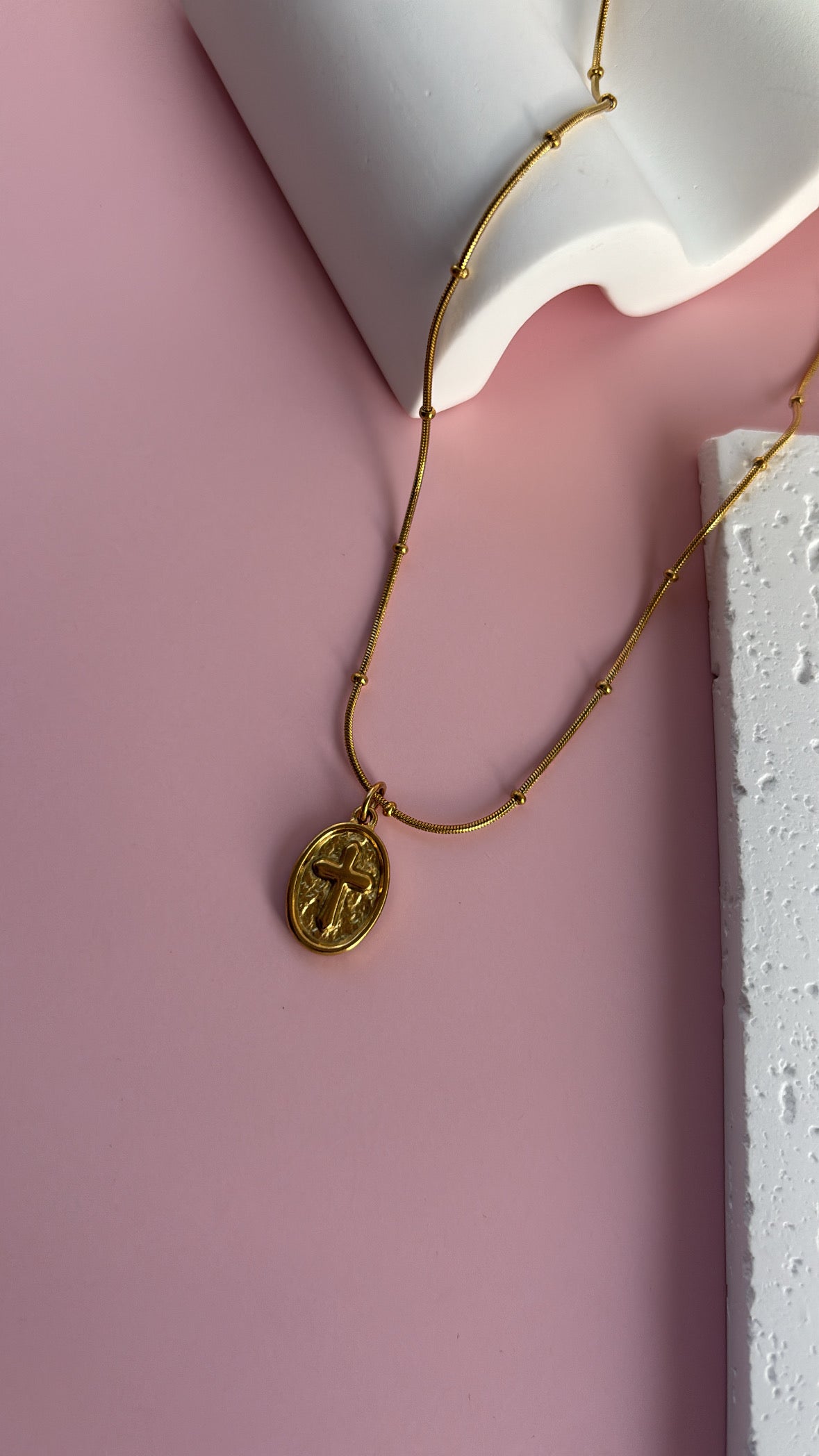 Cruz Dorada(acero inoxidable 316)