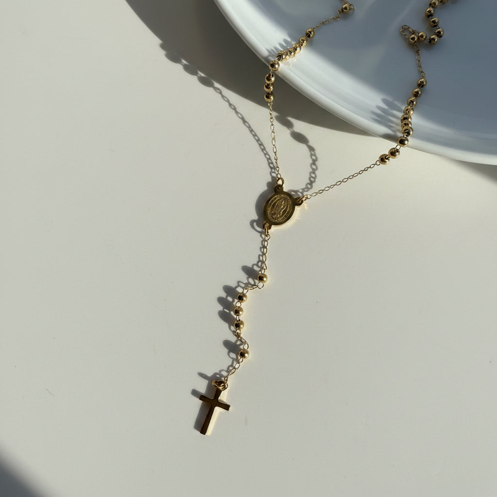 Collar Rosario Virgen de Guadalupe