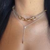 Collar Dúo Eslabones Bold