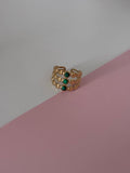 Anillo Esmeralda Chic