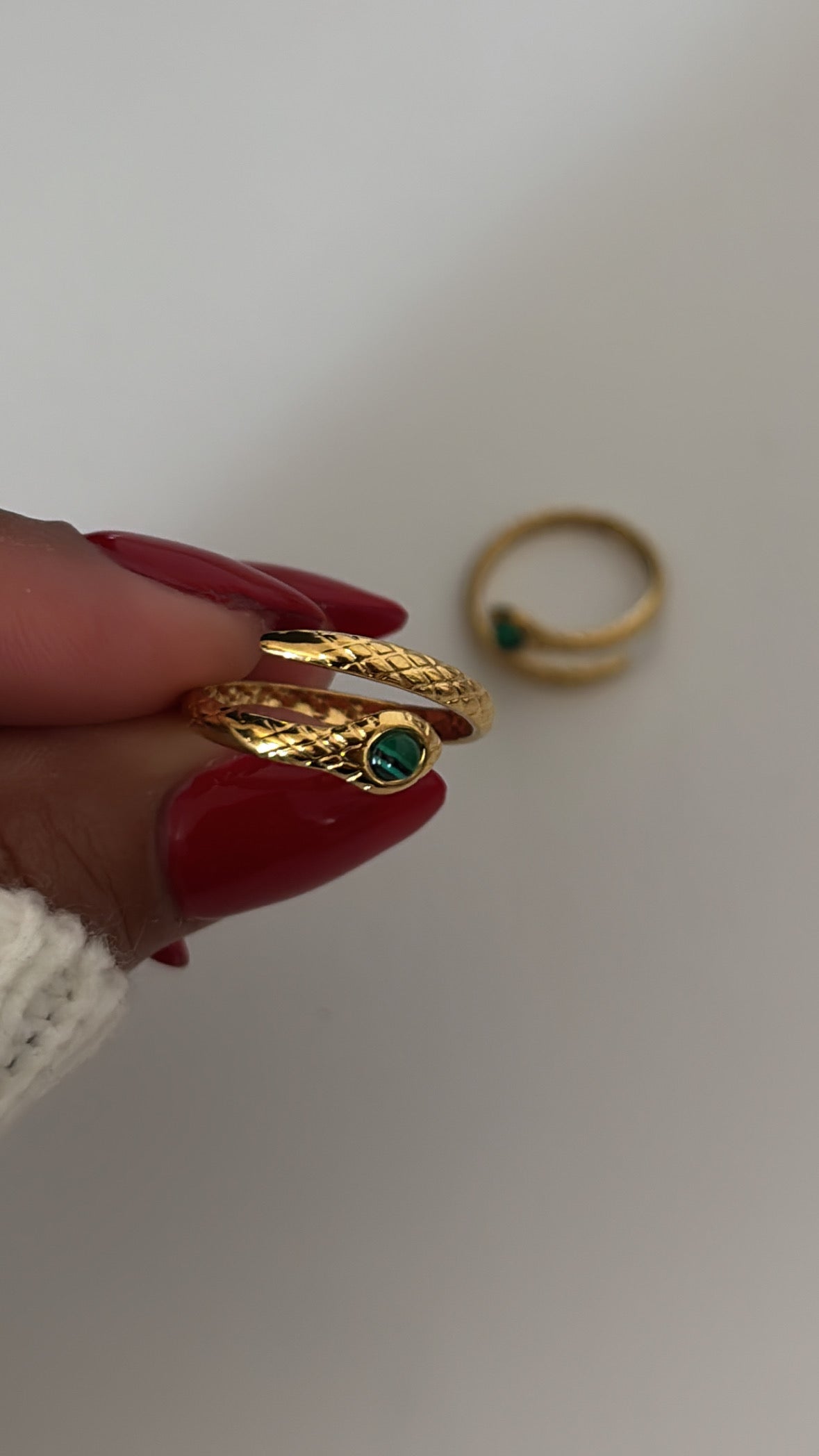 Anillo Sibilia Verde