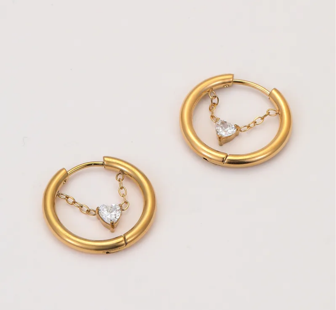 Lía – Acero Inoxidable 304 / Baño en Oro 18K