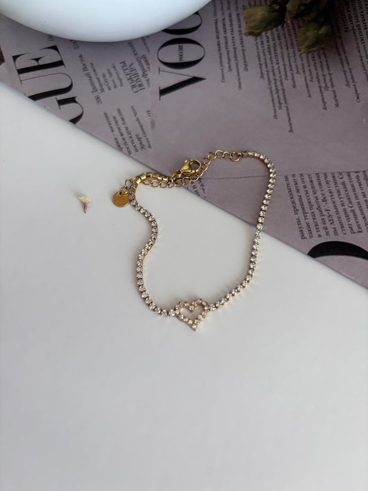 💖 Pulsera Amor Brillante