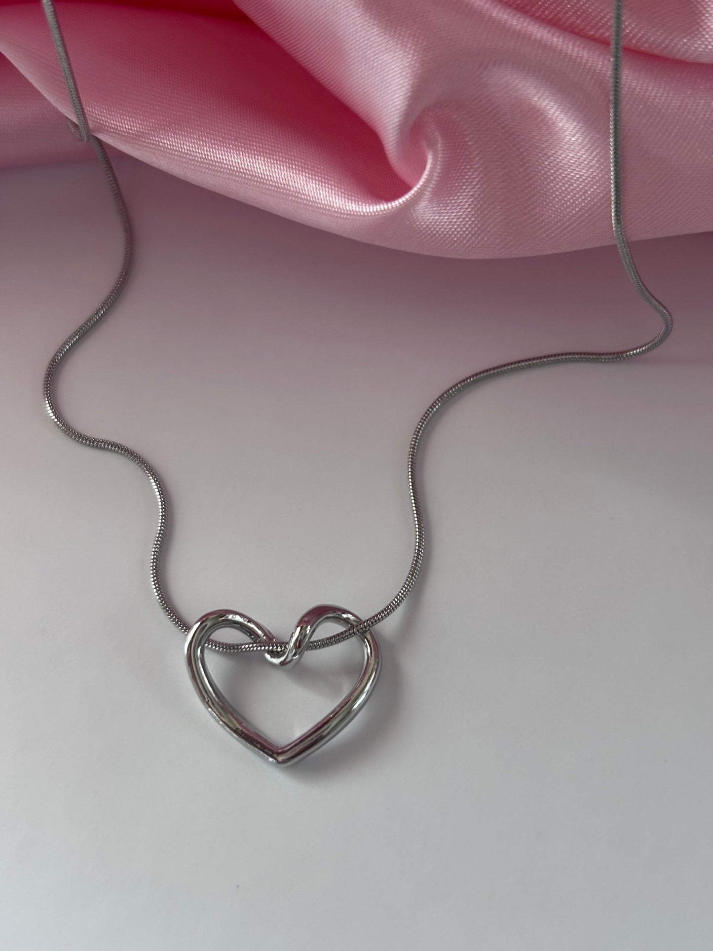 Collar Eternal Heart – Acero Titanio
