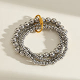 Set de Brazaletes Trinity Chic – Acero Inoxidable 304 Waterproof