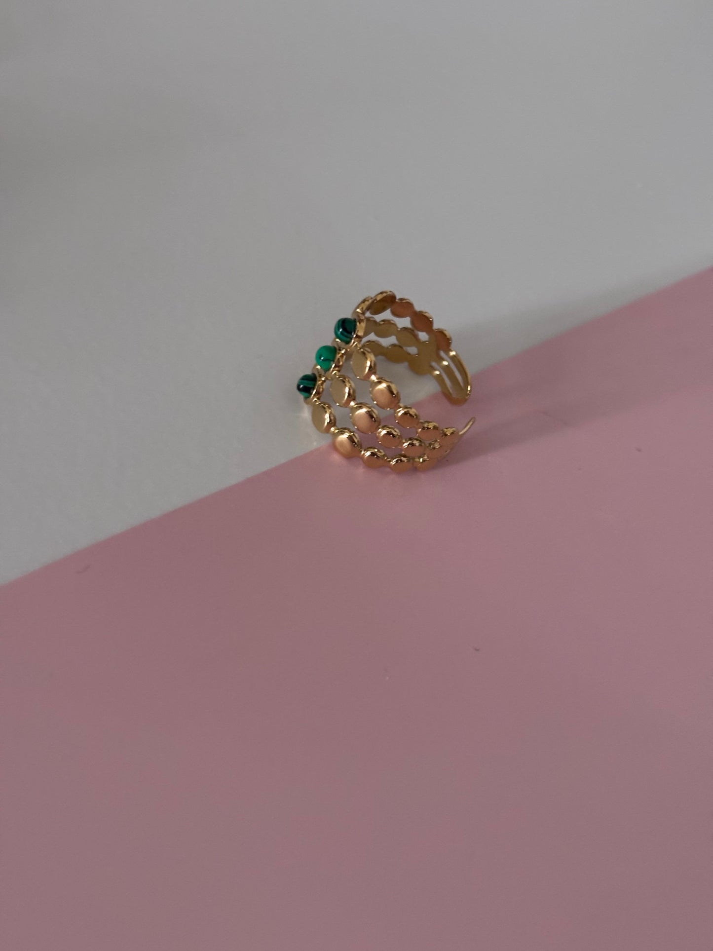 Anillo Esmeralda Chic