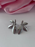 Aretes Leaf Luxe– Acero Inoxidable 304