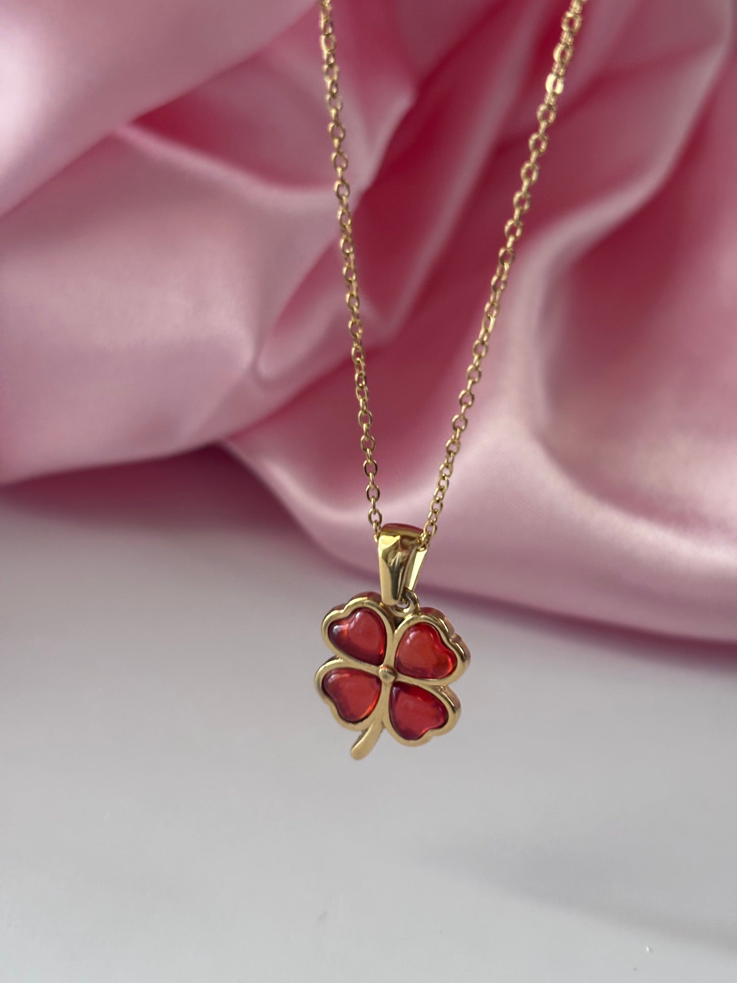 Collar Lucky Heart– Acero Inoxidable 304