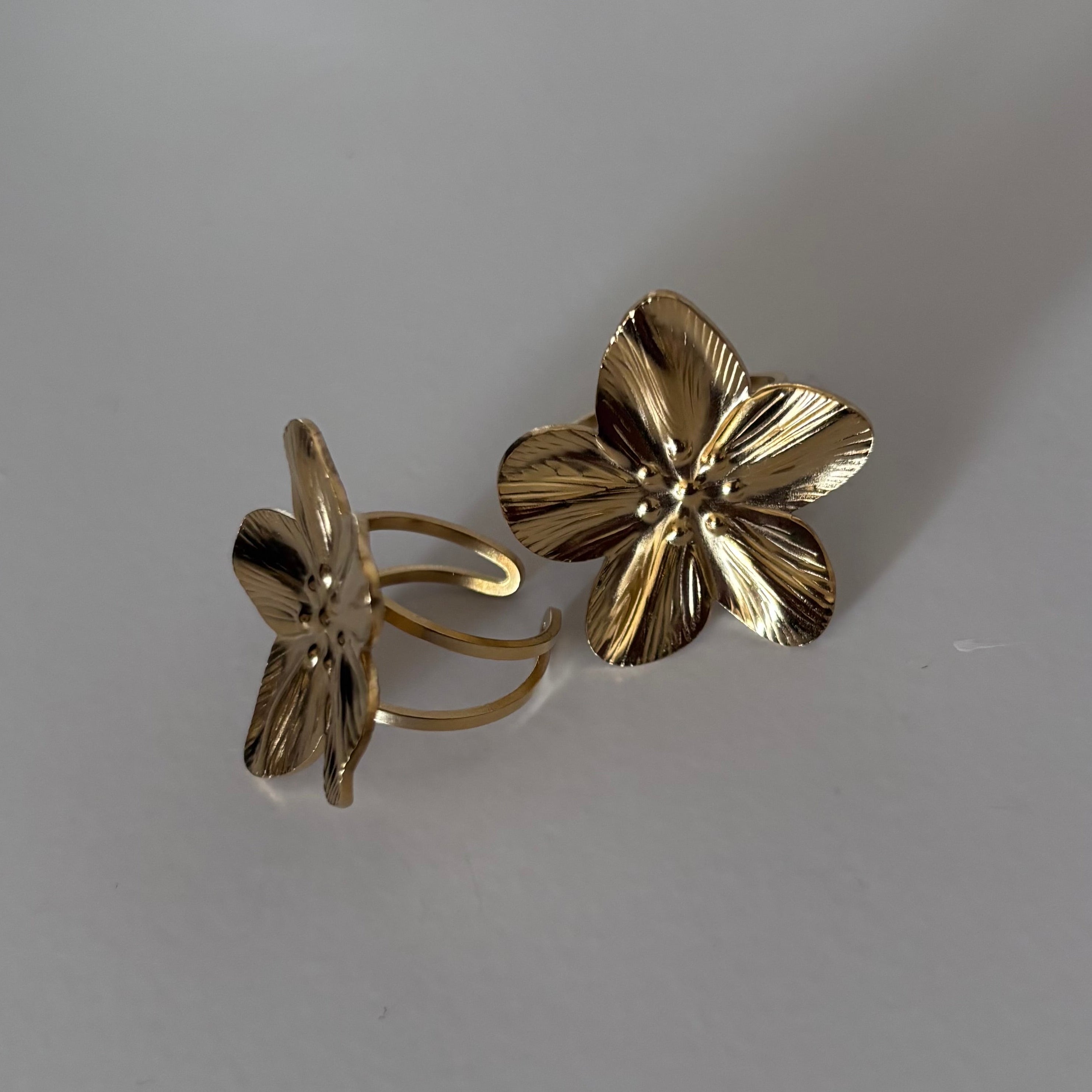 Anillo Floral  Ajustable