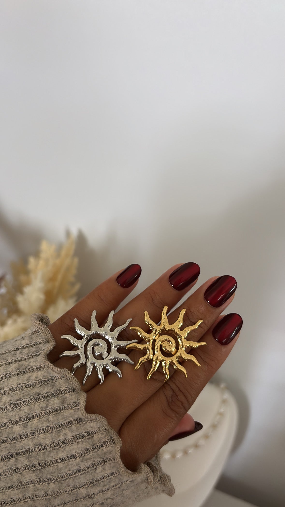 Anillo Sol Radiante