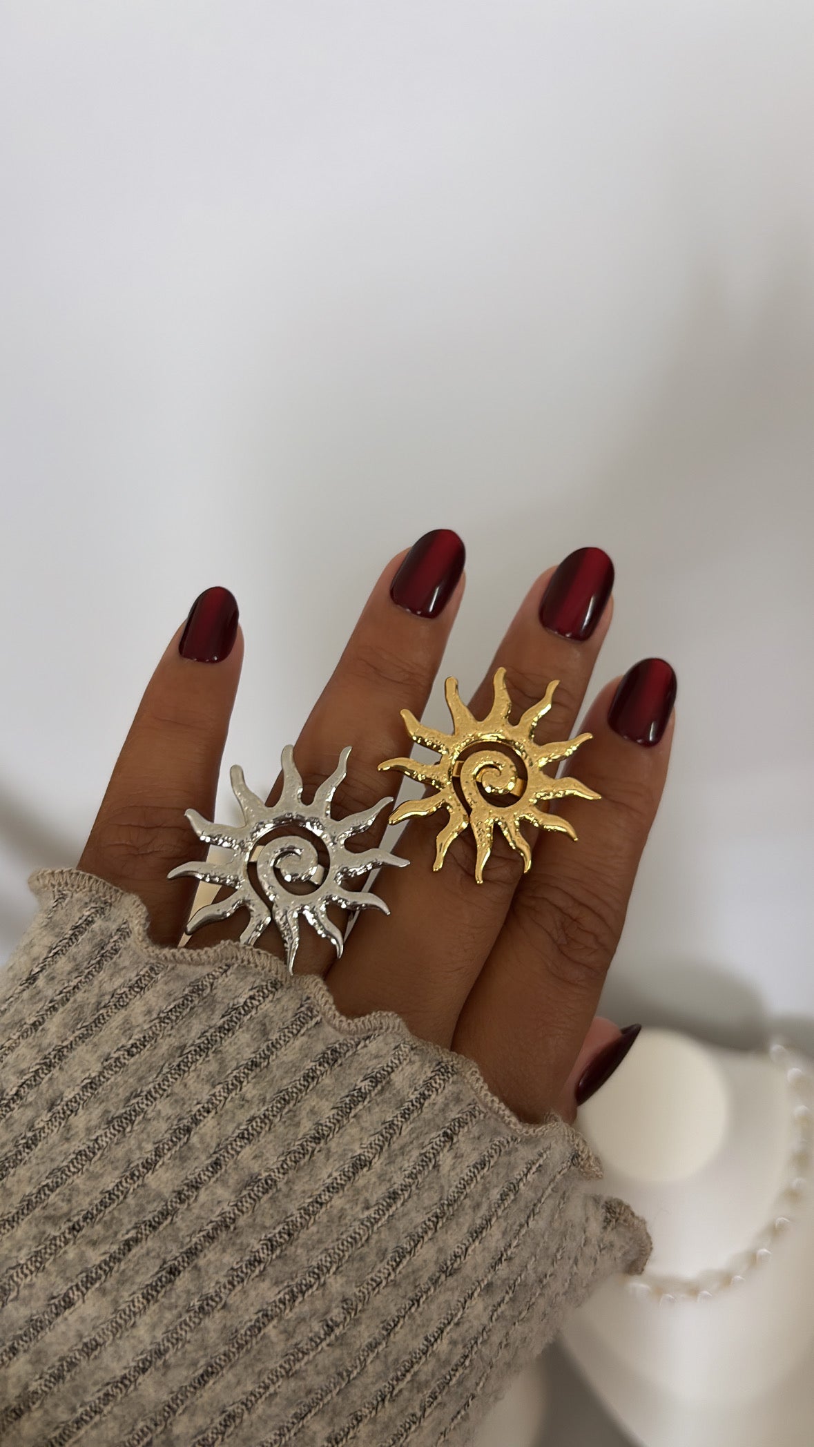 Anillo Sol Radiante