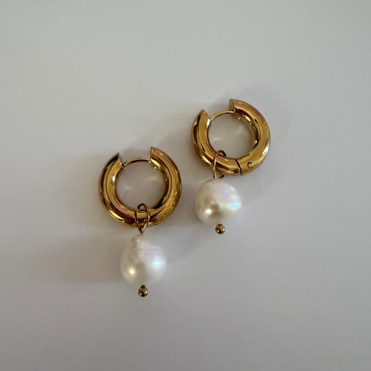 Aretes perlas serena