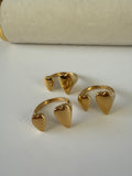 Anillo Corazón Doble Ajustable